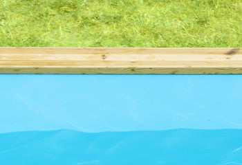 Kit piscina della  piscina in legno fuori terra da esterno MASTER POOL 1100x500 Liner azzurro: rivestimento interno o LINER azzurro