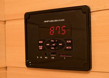 Sauna infrarossi Camilla - Incluso nel kit sauna - Radio stereo AM/FM/CD