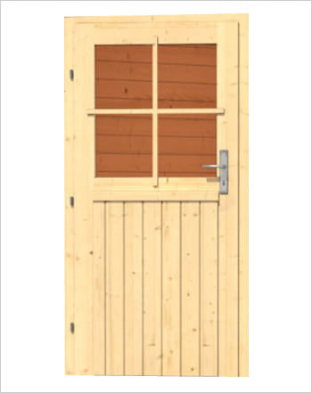 Sauna finlandese da esterno Palmira 1 - Kit spedito: Porta classica